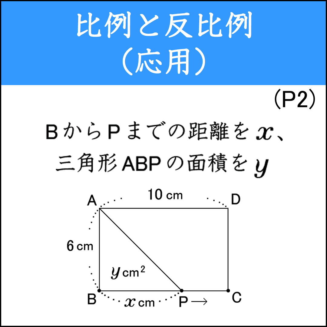 比例する速さと動点の問題